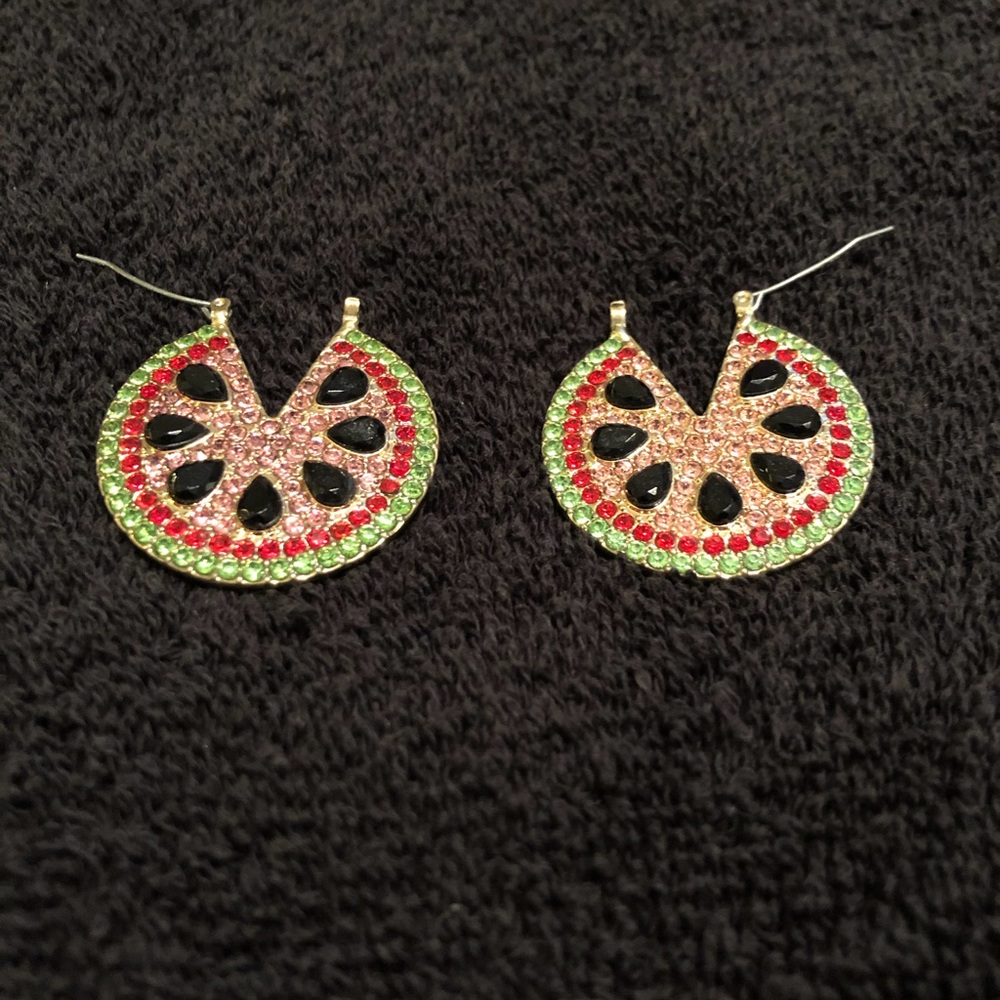 Watermelon earrings